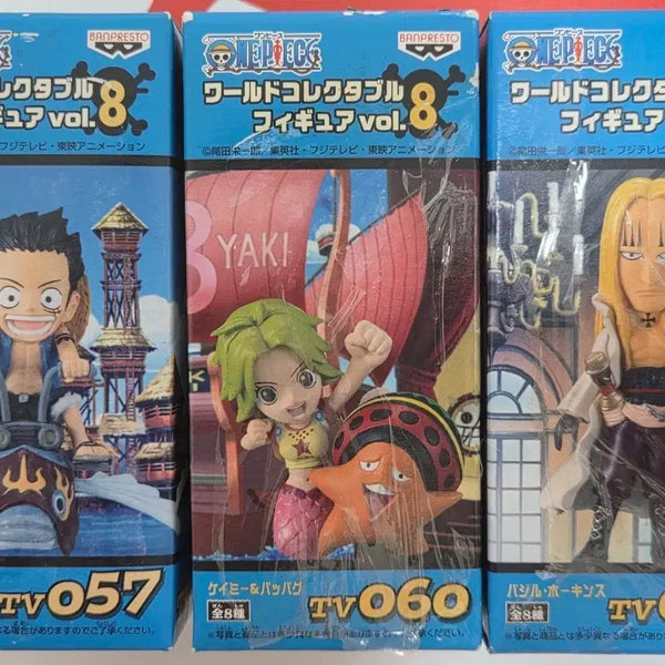 [BUNJANG] One Piece World Collectable Figure Vol. 8 3-Figure Set / 원피스 월콜 피규어 vol.8 3종 세트 일괄