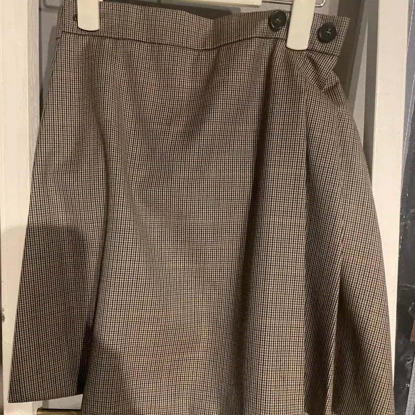 [BUNJANG] Nominate Briton Check Skirt / 노미나떼 브리튼 체크 스커트s