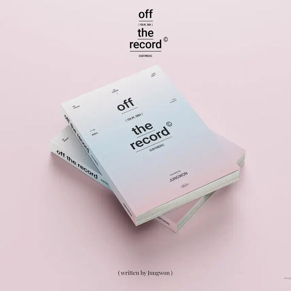 [BUNJANG] ENHYPEN Jungwon Off the Record Collection Sealed / 엔하이픈 정원 어록집 오프더레코드 양도