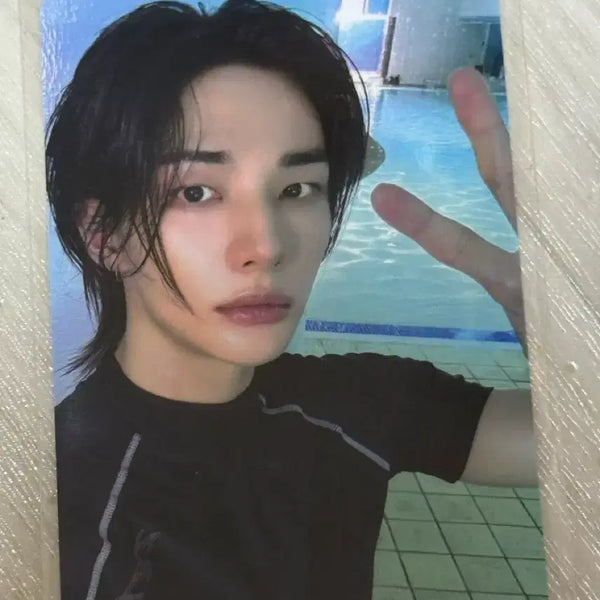 [BUNJANG] Stray Kids DISC&DAT POP-UP Lucky Draw POB Hyunjin Photocard / 스키즈 디스앤댓 팝업 럭드 2차 미공포 포카 현진