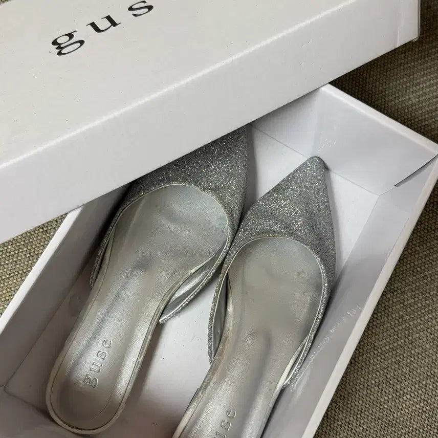 [BUNJANG] G-use Glitter Mule Slippers / 구즈 글리터 뮬 슬리퍼