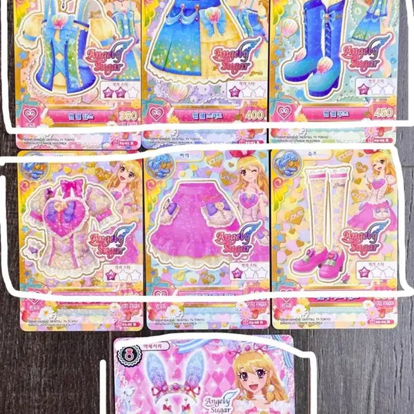 [BUNJANG] Aikatsu! Ichigo Amulet Angel Sugar Card Set / 아이엠스타 라임 이치고 엔젤리슈가