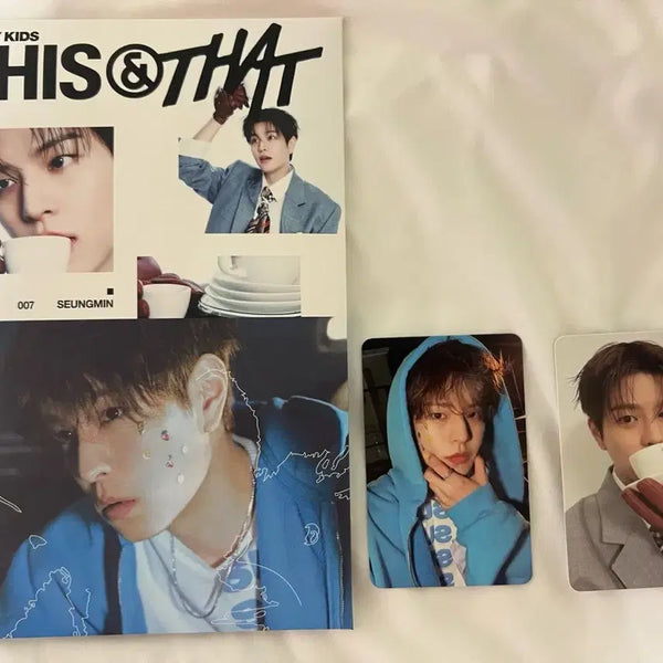 [BUNJANG] Stray Kids Seungmin This&That Individual Album Pre-order Photocard / 스트레이키즈 This&That 개인앨범 승민 예판 포토카드