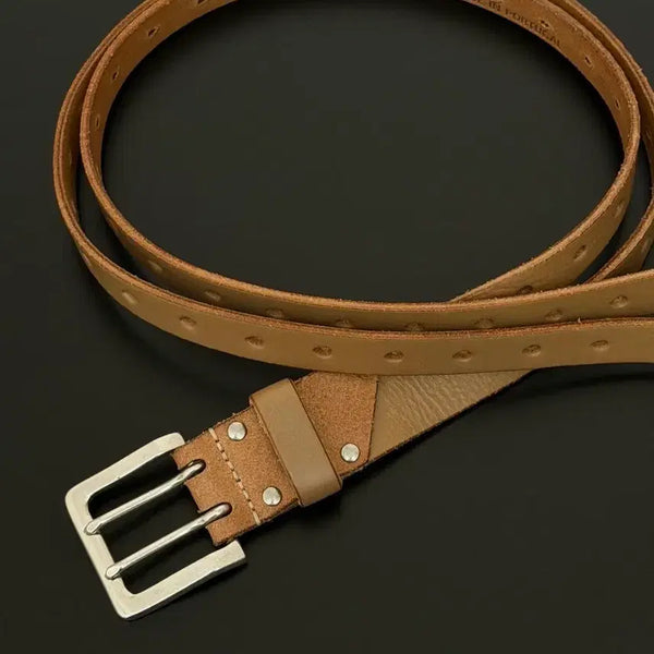 [BUNJANG] Our Legacy Leather Belt Silver Buckle / 아워레가시 벨트