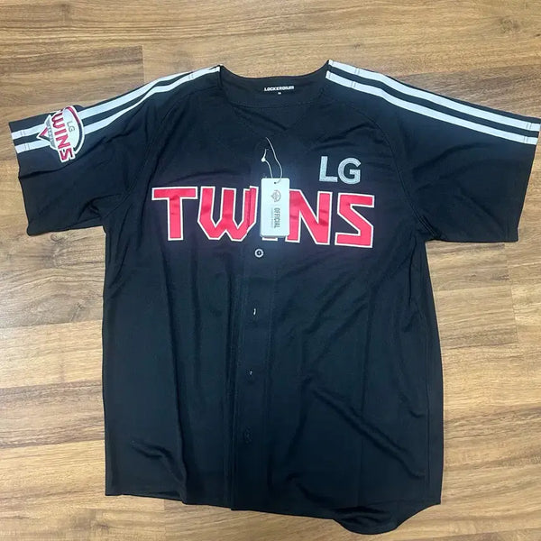 [BUNJANG] LG Twins Away Black Uniform (Size 110, Song Chan-ui) / [새상품] 엘지트윈스 원정 블랙 유니폼