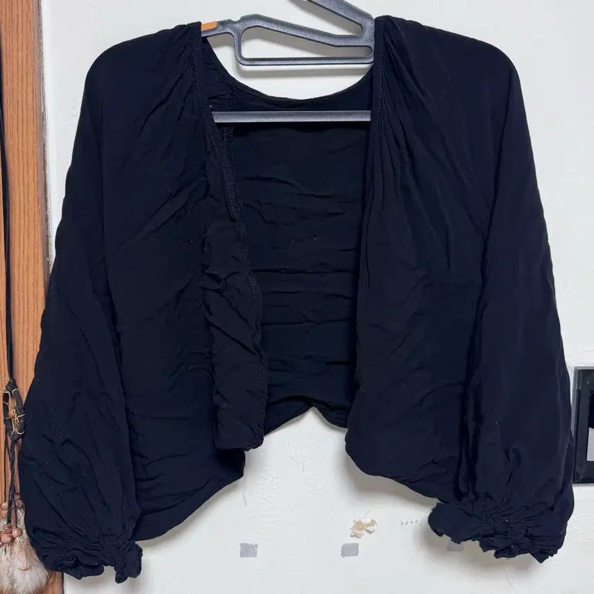 [BUNJANG] Black Bolero Cardigan / 블랙 볼레로 가디건