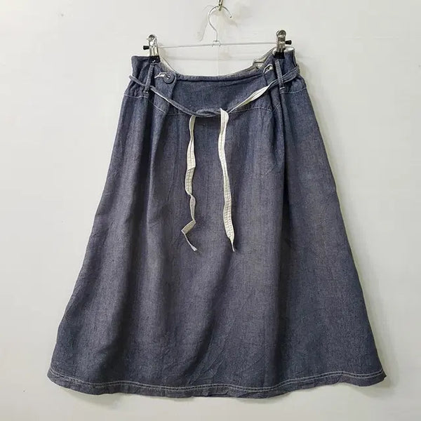 [BUNJANG] Koyom Linen Denim Skirt / koyom 린넨 데님 스커트