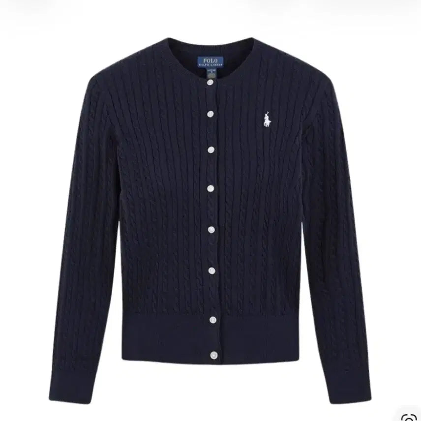 [BUNJANG] Polo Ralph Lauren Navy Cardigan / 폴로랄프로렌 네이비 가디건