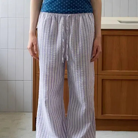 [BUNJANG] Funfromfun Stripe Pants / [2회착용]펀프롬펀팬츠,펀프롬펀스트라이프팬츠