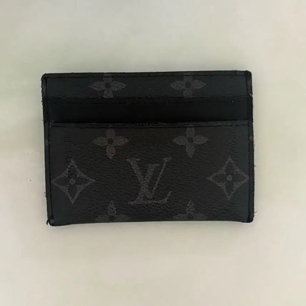 [BUNJANG] Louis Vuitton Monogram Card Holder Black / 루이비통 모노그램 카드 홀더 블랙 (사용감 있어요)