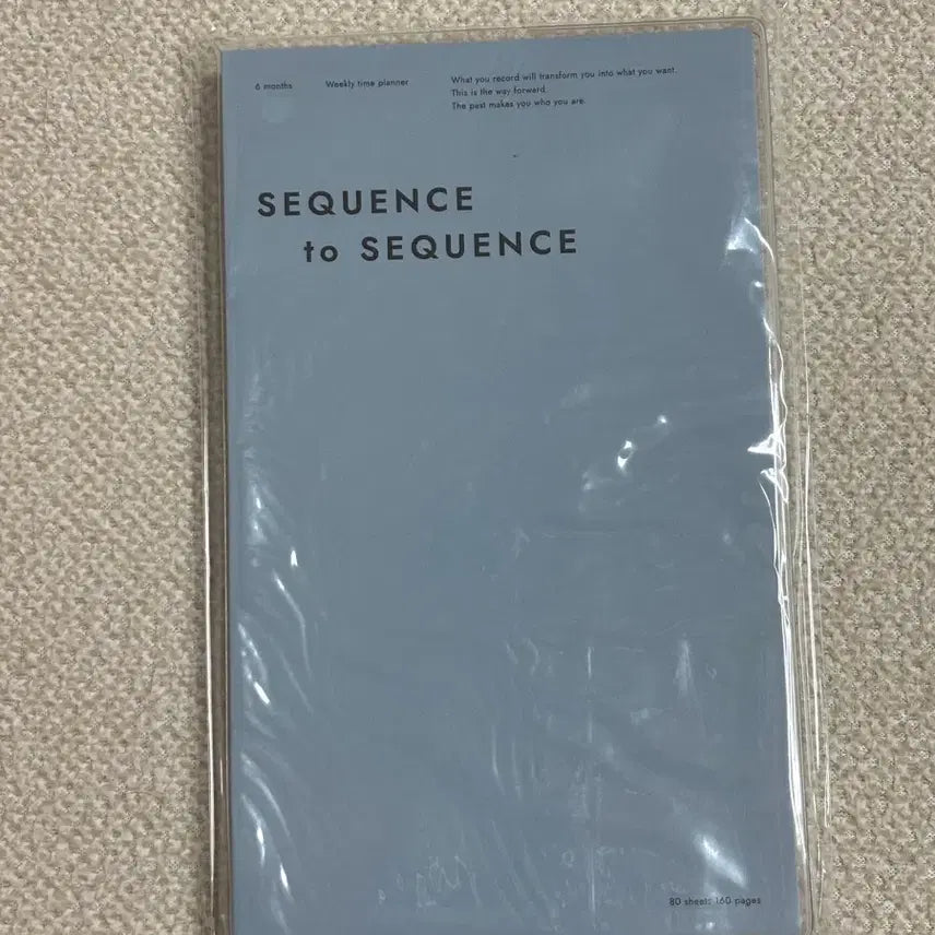 [BUNJANG] BeOnD Sequence to Sequence Planner 6-Month Undated Monthly Weekly Diary / 비온뒤 시퀀스 투 시퀀스 플래너 6개월 만년형 먼슬리 위클리 다이어리