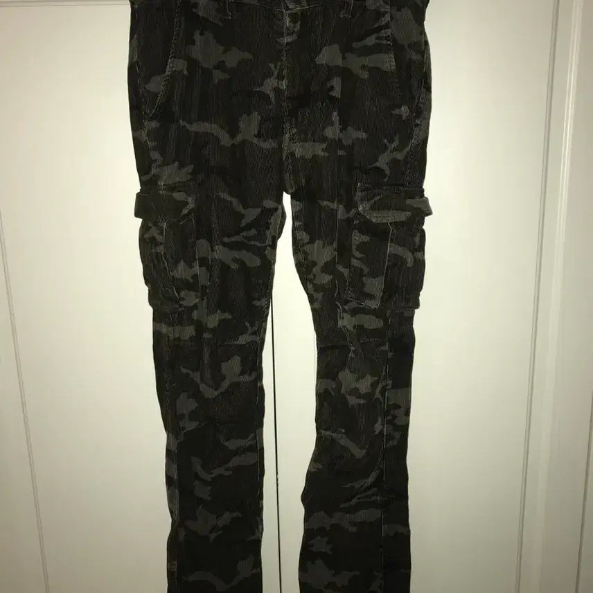 [BUNJANG] Vintage Camo Suede Cargo Pants Y2K / 빈티지 카모 카고팬츠 스웨이드 갸루 와투케 Y2K 샵오공이