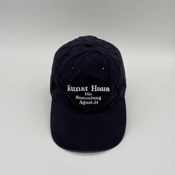 [BUNJANG] Kunsthaus Navy Ball Cap Hat / [F] 쿤스트하우스 네이비 볼캡 모자