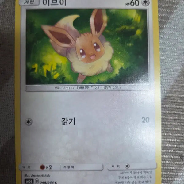 [BUNJANG] Pokemon Card Eevee SM5M 046/066 / 포켓몬 카드 sm5M 이브이 046/066