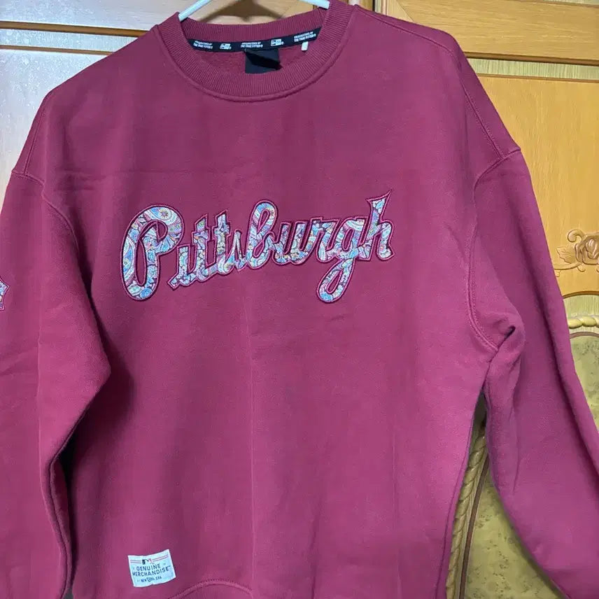 [BUNJANG] New Era Pittsburgh Fleece Sweatshirt M / 뉴에라 피츠버그 기모 맨투맨 M