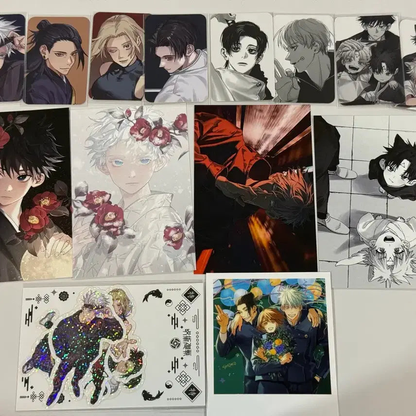 [BUNJANG] Jujutsu Kaisen Yuji Itadori Email Photocard, Postcard, Sticker, Polaroid Set / 주술회전 이메일님 email 포토카드 엽서 스티커 폴라로이드
