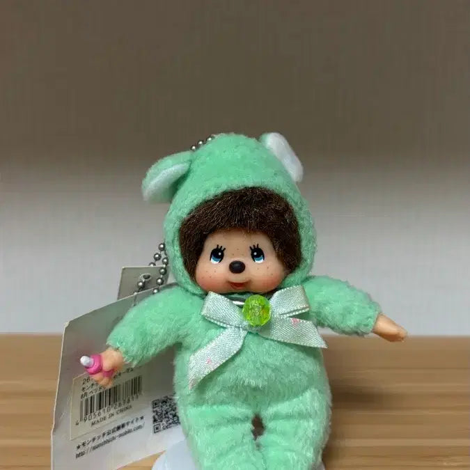 [BUNJANG] Monchhichi August Birthstone Mini Keyring / 몬치치 8월 탄생석 미니키링