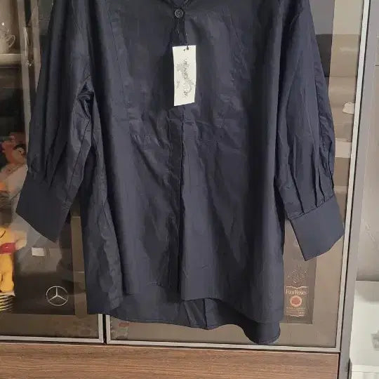 [BUNJANG] Milano Story Black Shirt Blouse / 새상품)) 밀라노 스토리  블랙 셔츠 블라우스 100