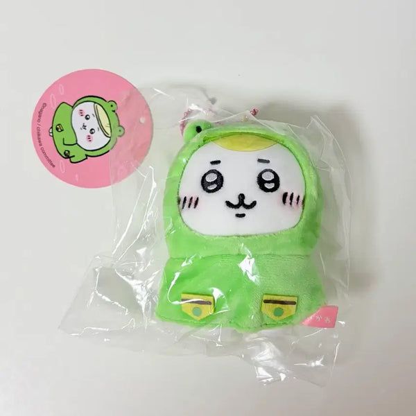 [BUNJANG] Chiikawa Raincoat Mascot Plush Doll / 치이카와 우비 마스코트 인형
