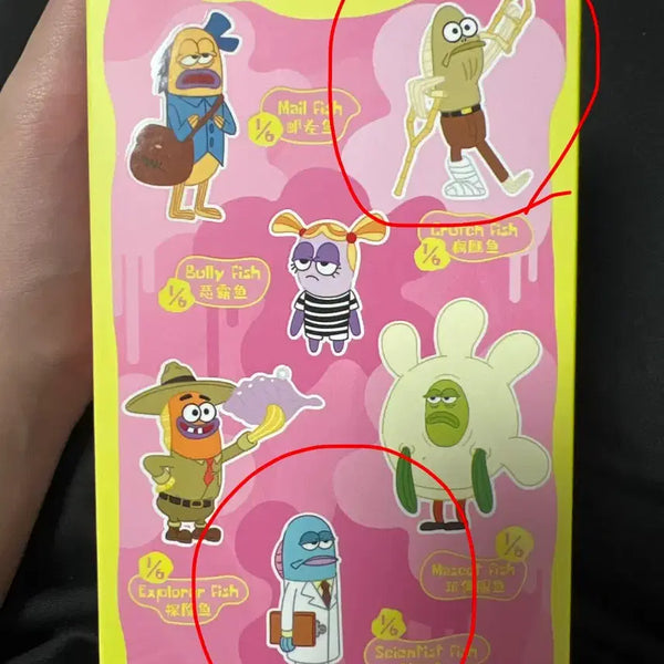 [BUNJANG] SpongeBob SquarePants Bikini Bottom Friends Plush Keychain 2 / 스폰지밥 비키니시티의 엉둥한 친구들 인형 키링 2