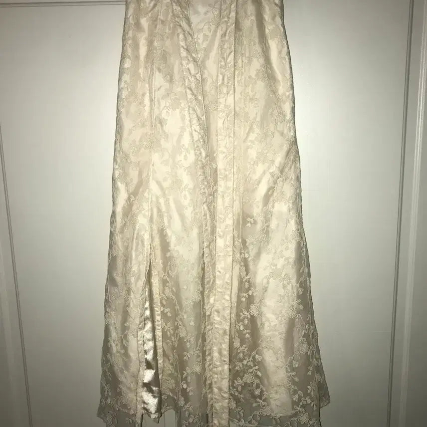 [BUNJANG] Vintage Oriental Long Skirt / 합정 빈티지 롱 스커트 페어리 대장템 오리엔탈
