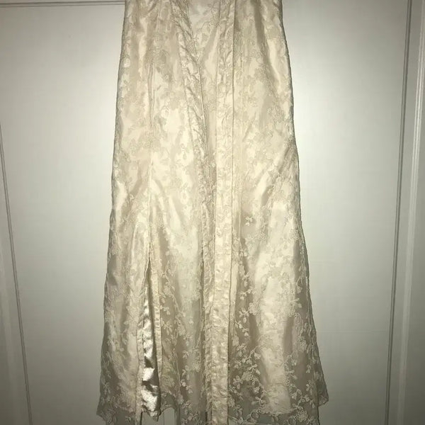 [BUNJANG] Vintage Oriental Long Skirt / 합정 빈티지 롱 스커트 페어리 대장템 오리엔탈