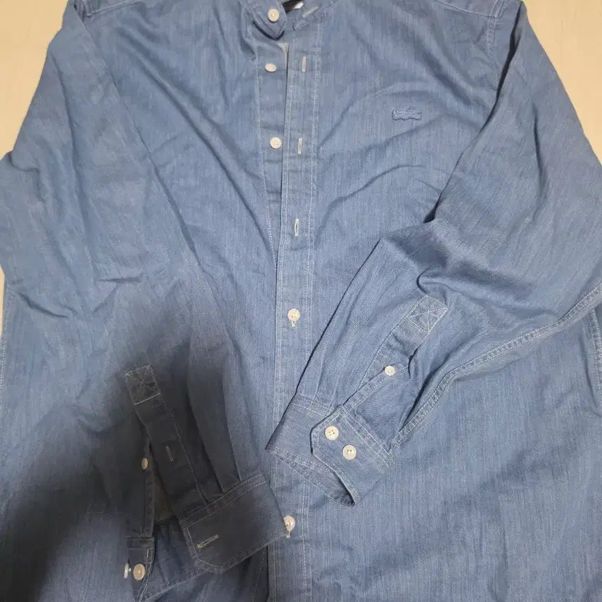 [BUNJANG] Lacoste Men's Blue Shirt Size 105 / 라코스테 셔츠 남성용 블루 105