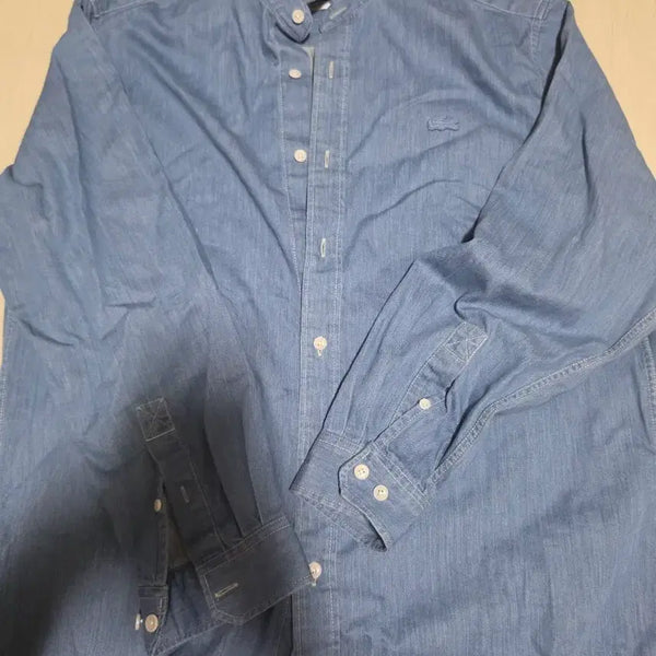 [BUNJANG] Lacoste Men's Blue Shirt Size 105 / 라코스테 셔츠 남성용 블루 105