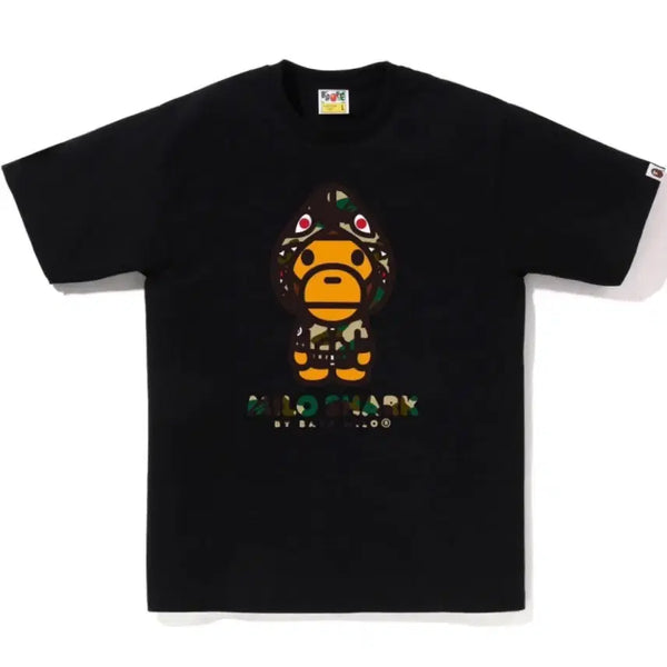 [BUNJANG] BAPE First Camo Milo Shark Kids T-Shirt Size 140 / (키즈) 카모 마일로 베이프 반팔 140