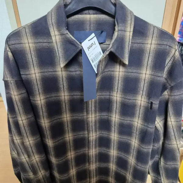 [BUNJANG] Juun.J 25FW Apache Check Shirt 46 / 준지 25fw 아파치 체크 셔츠 46