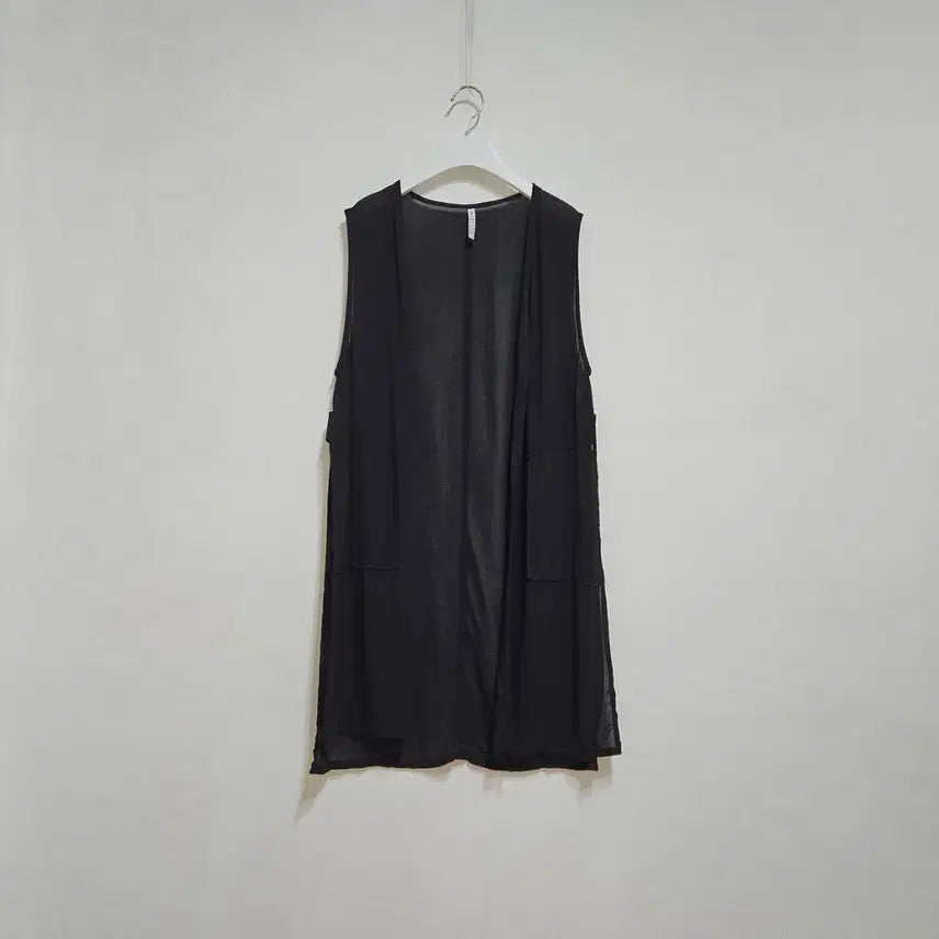 [BUNJANG] Punggi Inyeon Slit Long Vest / 풍기인견 슬릿 롱조끼