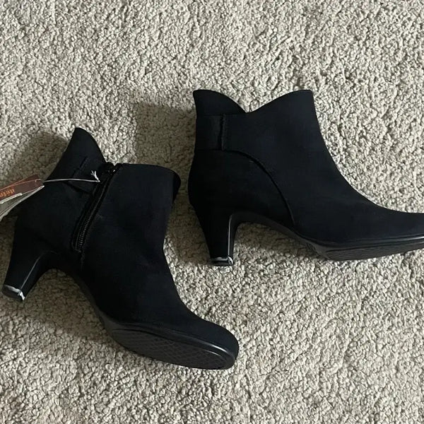 [BUNJANG] AEROSOLES Suede Ankle Boots 240mm / AEROSOLES 스웨이드 앵클부츠 구두 240