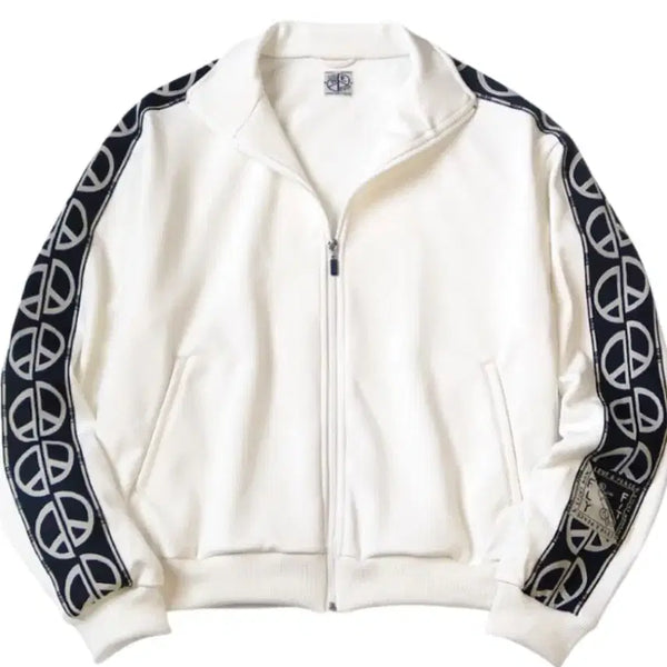 [BUNJANG] Kapital Smooth Jersey TH.D.D. Track Jacket White Size 4 / 캐피탈 스무스 저지 TH.D.D. 트랙 자켓 화이트 4 SIZE