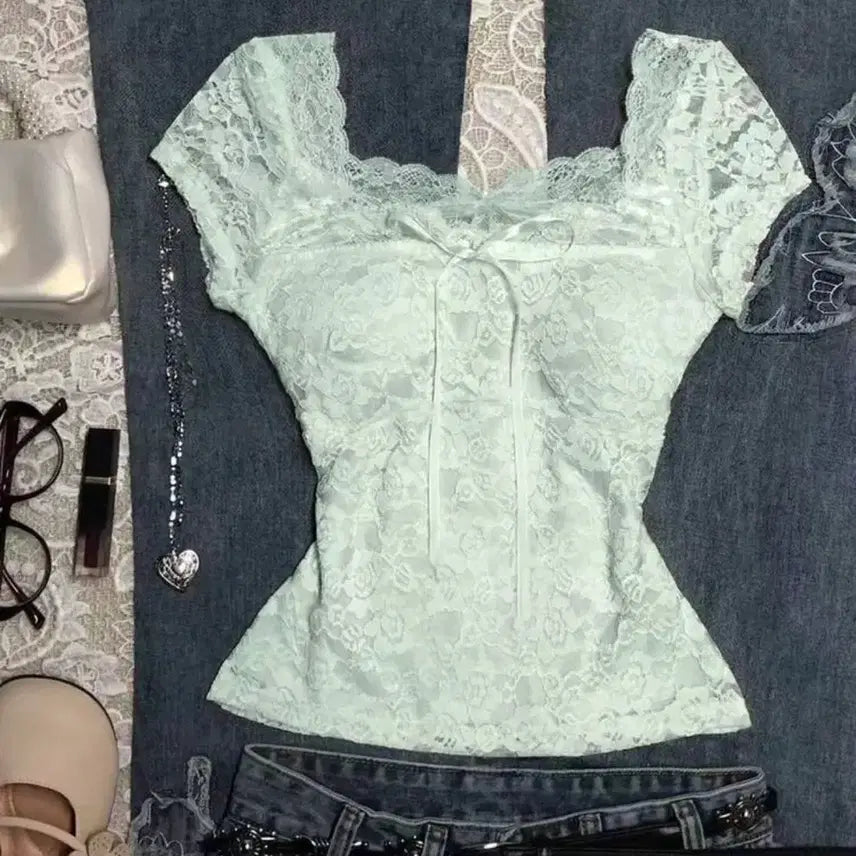 [BUNJANG] Mint Core Short Sleeve T-Shirt / 민트코어 상의