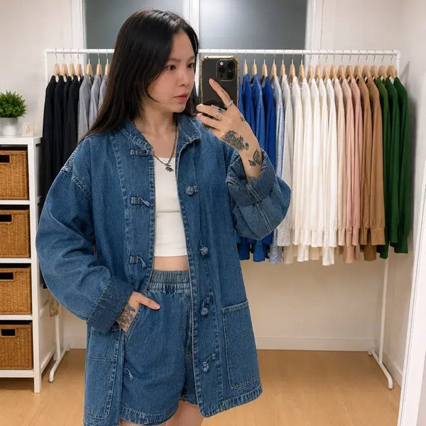 [BUNJANG] Parti-mento Denim Jacket M / 파르티멘토 (PARTI-MENTO)데님 자켓 M