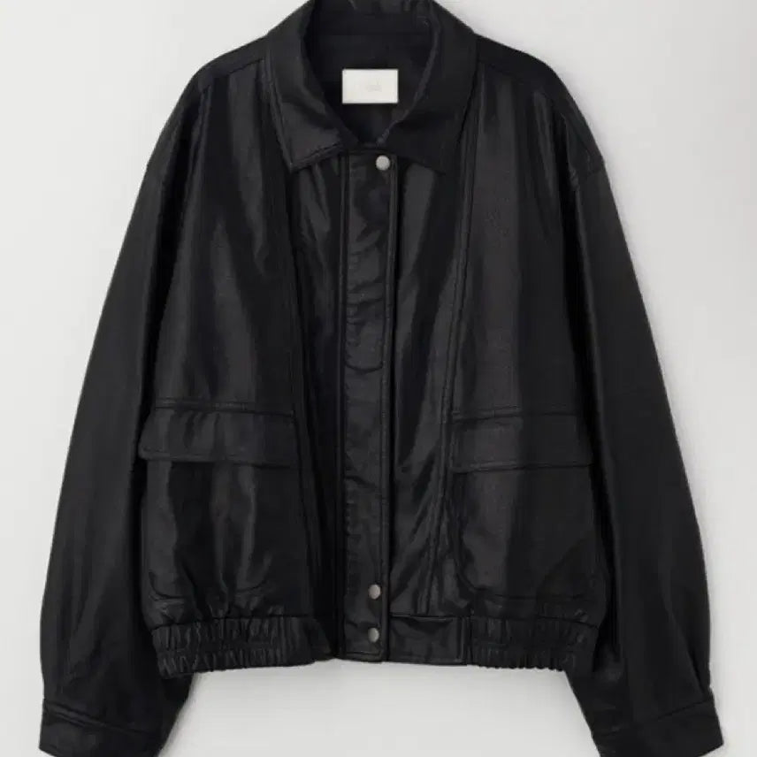 [BUNJANG] Black Leather Jacket / 블랙 래더 자켓