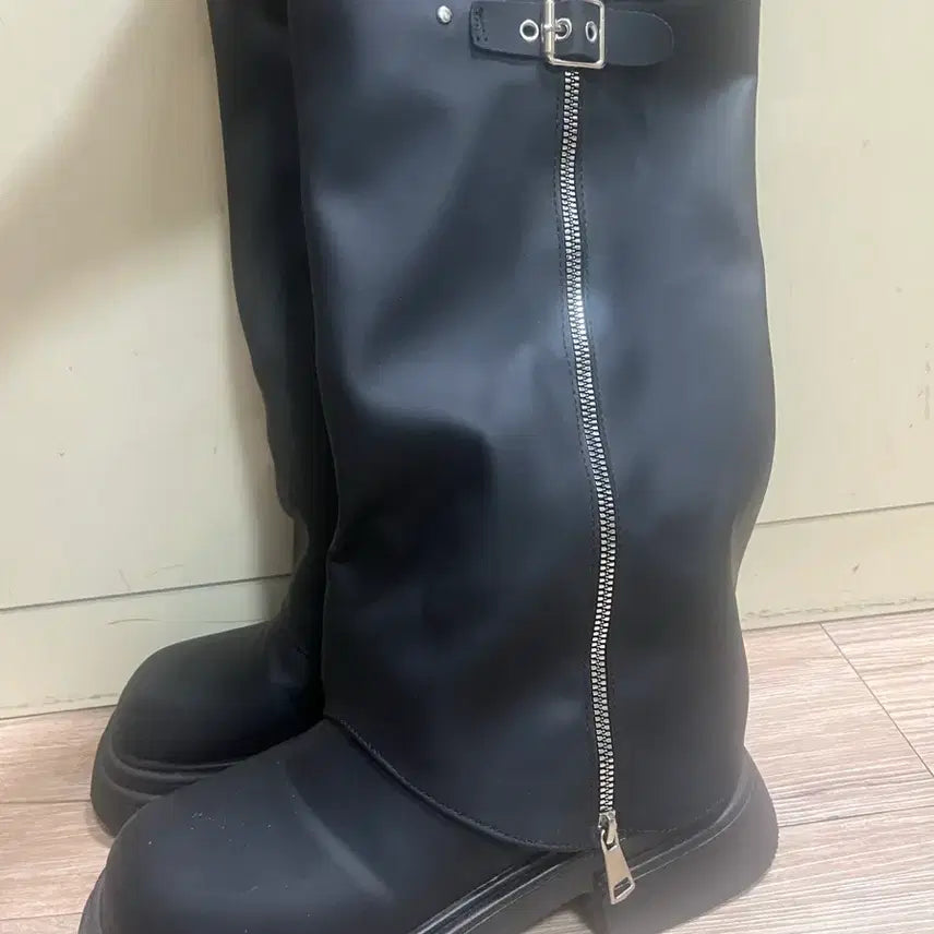[BUNJANG] Black Long Boots / 블랙 롱부츠