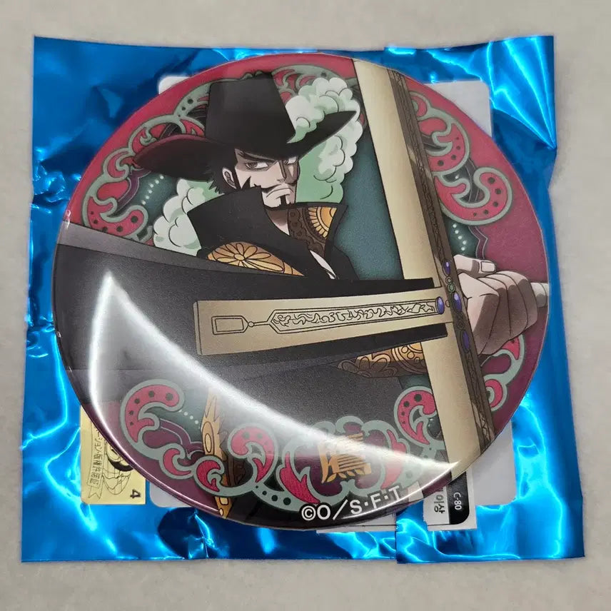 [BUNJANG] One Piece Mihawk YAKARA Can Badge Set 27 / 원피스 미호크 무기와라 스토어 야카라 캔뱃지 27탄 판매