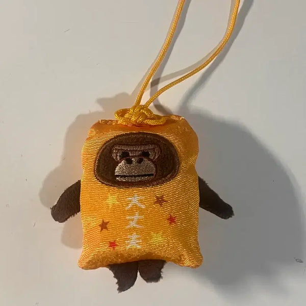 [BUNJANG] Gorilla Omamori Keyring Charm / 고릴라 오마모리 키링 가챠