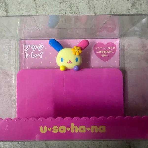 [BUNJANG] Sanrio Netting Mesh Panel Square Tray Hook Usahana / 산리오 네트망 메쉬패널 사각트레이 후크 우사하나