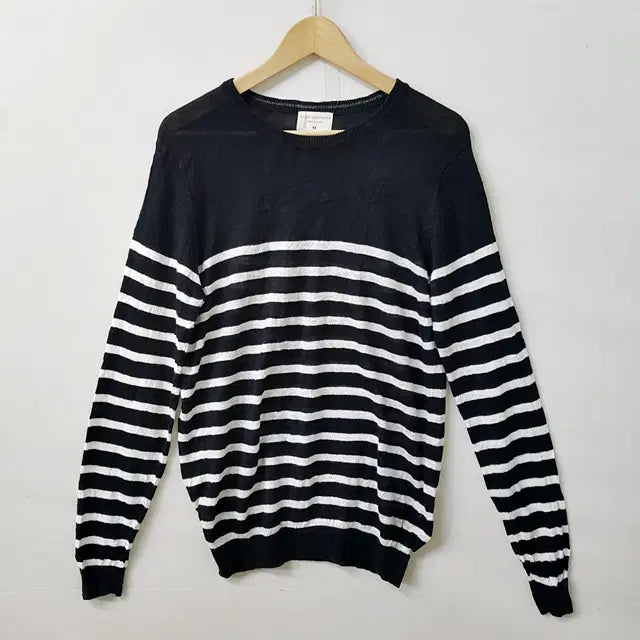 [BUNJANG] Nano Universe French Linen 100% Knit T-Shirt / nano universe 프렌치 린넨 100% 니트 티셔츠