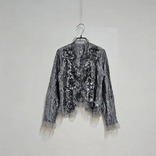 [BUNJANG] Spechio Pleated Frill Jacket / 스피치오 플리츠 프릴자켓