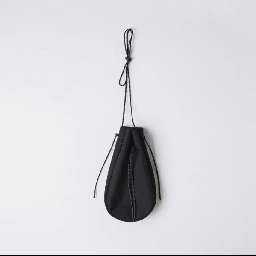 [BUNJANG] Yoshiokairyouten Drawstring Bag Black / 요시오카이류텐 드로우 스트링백 블랙