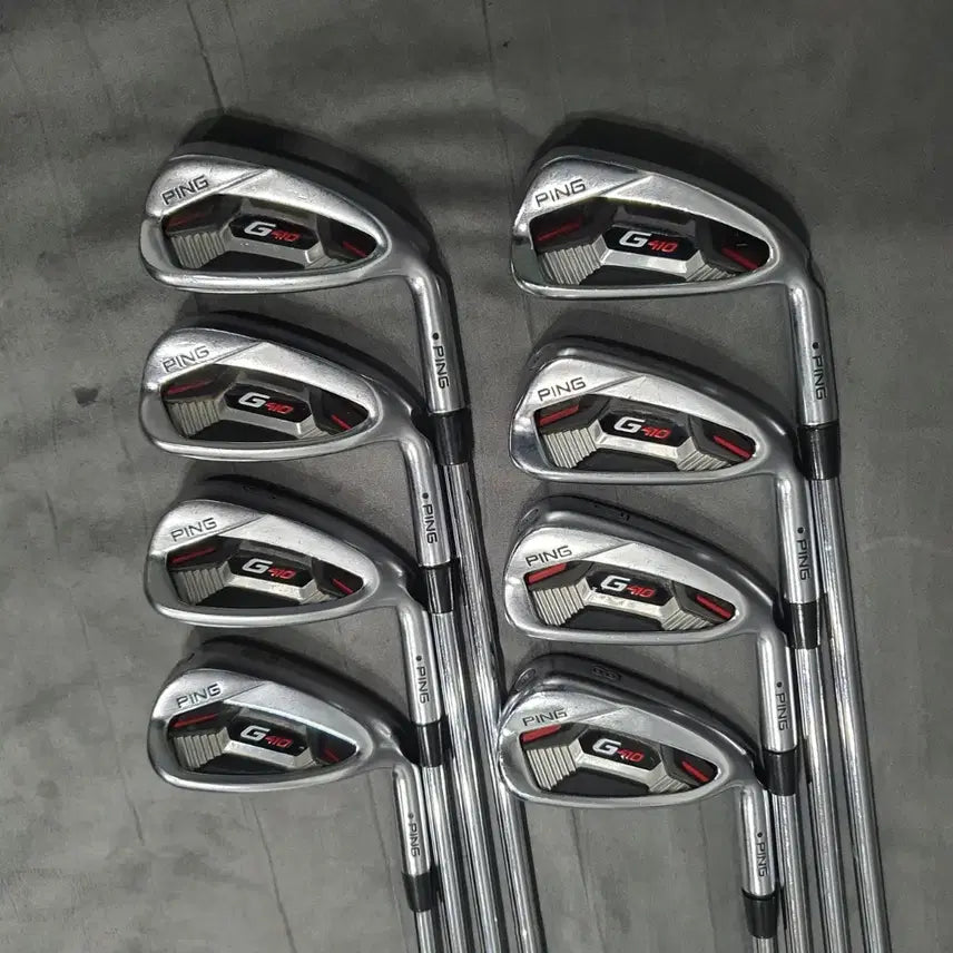 [BUNJANG] PING G410 Iron Full Set Lightweight Steel Flex-S / 핑 G410 아이언 풀세트 8개(5-W.U.S)경량스틸 Flex-S(국내 삼양정품)