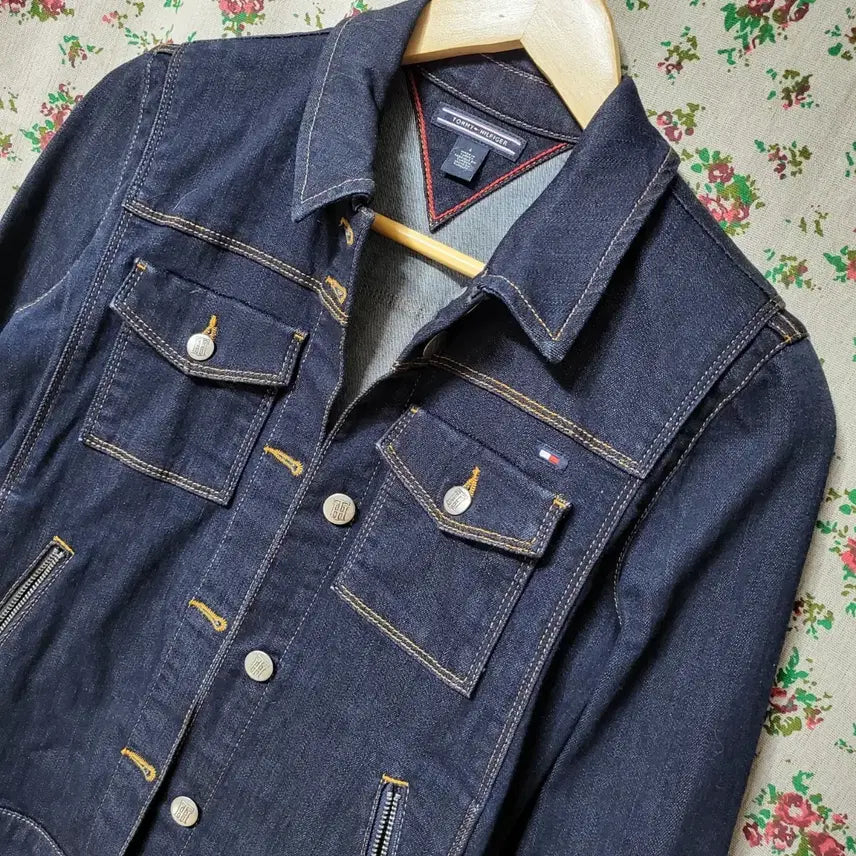 [BUNJANG] Tommy Hilfiger Genuine Denim Short Jacket / 새상품 완전예쁜옷 타미 정품 데님 숏 청자켓