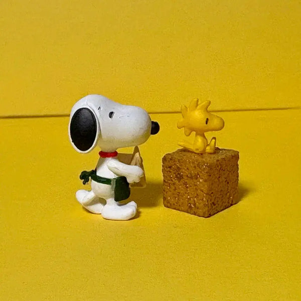 [BUNJANG] Snoopy & Woodstock Figure Gacha Set / 스누피 우드스탁 피규어 가챠