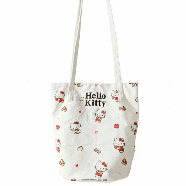 [BUNJANG] Hello Kitty Canvas Eco Bag Tote Bag / [새상품/정품] 희귀 레어 헬로키티 캔버스 에코백 토트백