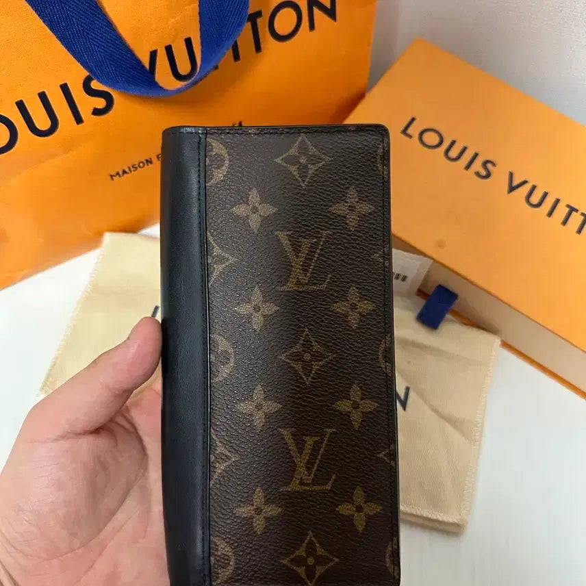 [BUNJANG] Louis Vuitton Monogram Macassar Long Wallet / 루이비통 모노그램 마카사르 장지갑