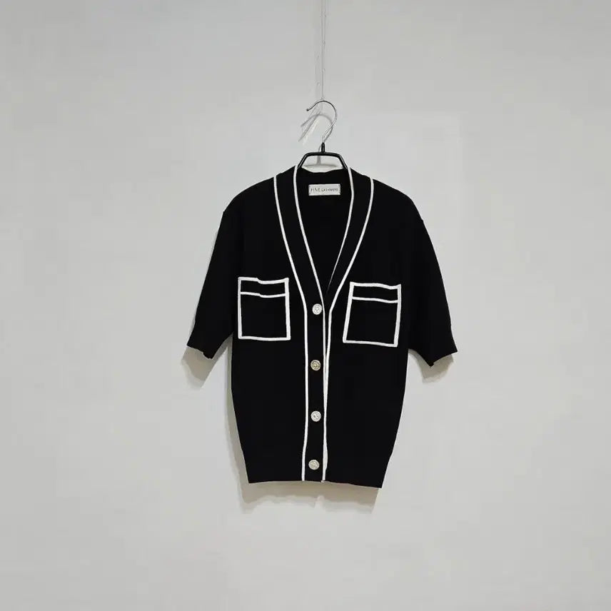 [BUNJANG] Colorblock Knit Cardigan / 배색 가디건