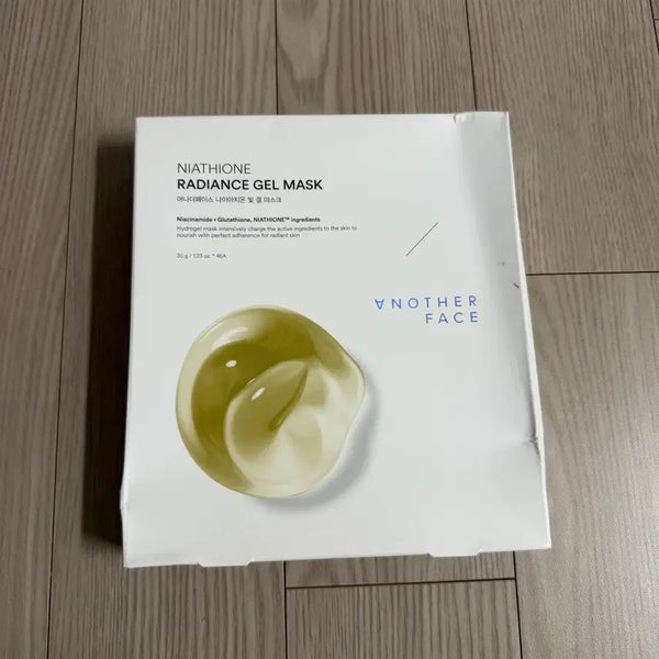 [BUNJANG] Anotherface Niacinamide Glutathione Gel Mask Pack (4 Sheets) / 새상품) 어나더페이스 나이아치온 글루타치온 겔 마스크팩 4매